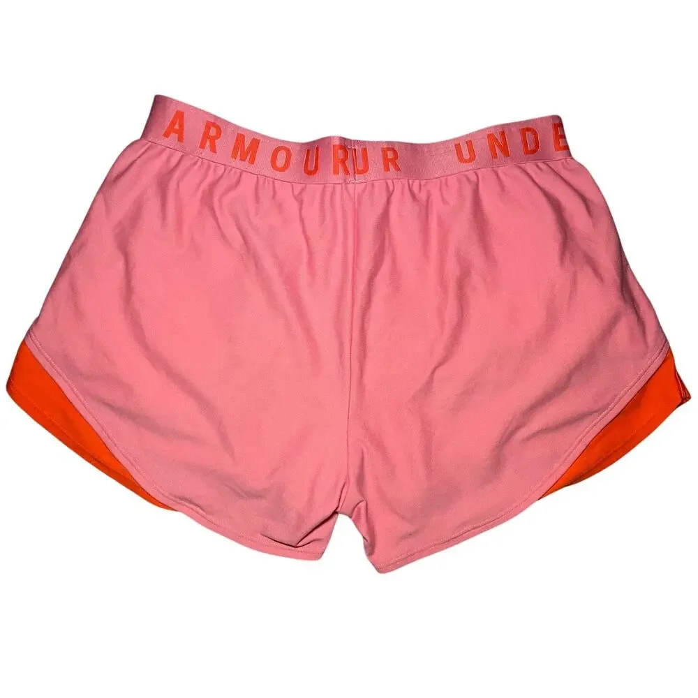Under Armour - Pink Breathable Shorts - Size Medium